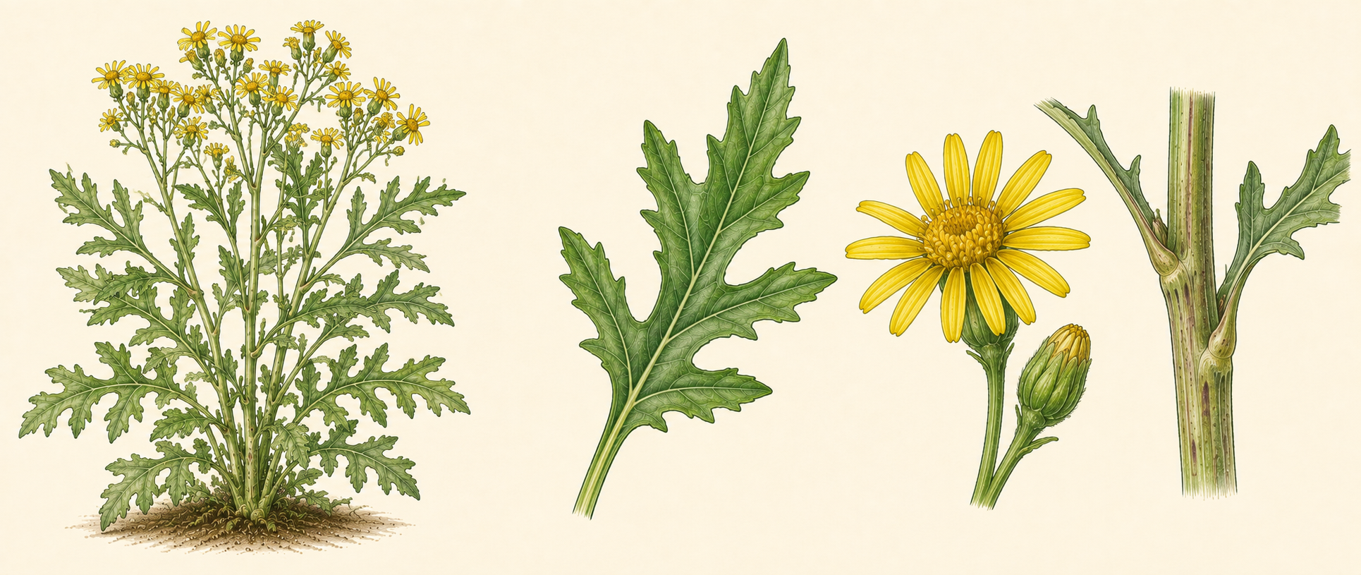 Botanical illustration of Fireweed