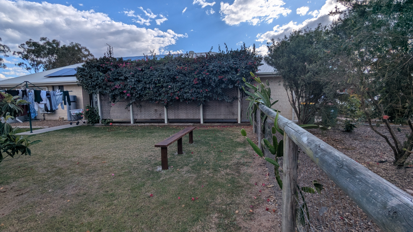 The garden close to the house on Jake's property, an established space the design had to work around